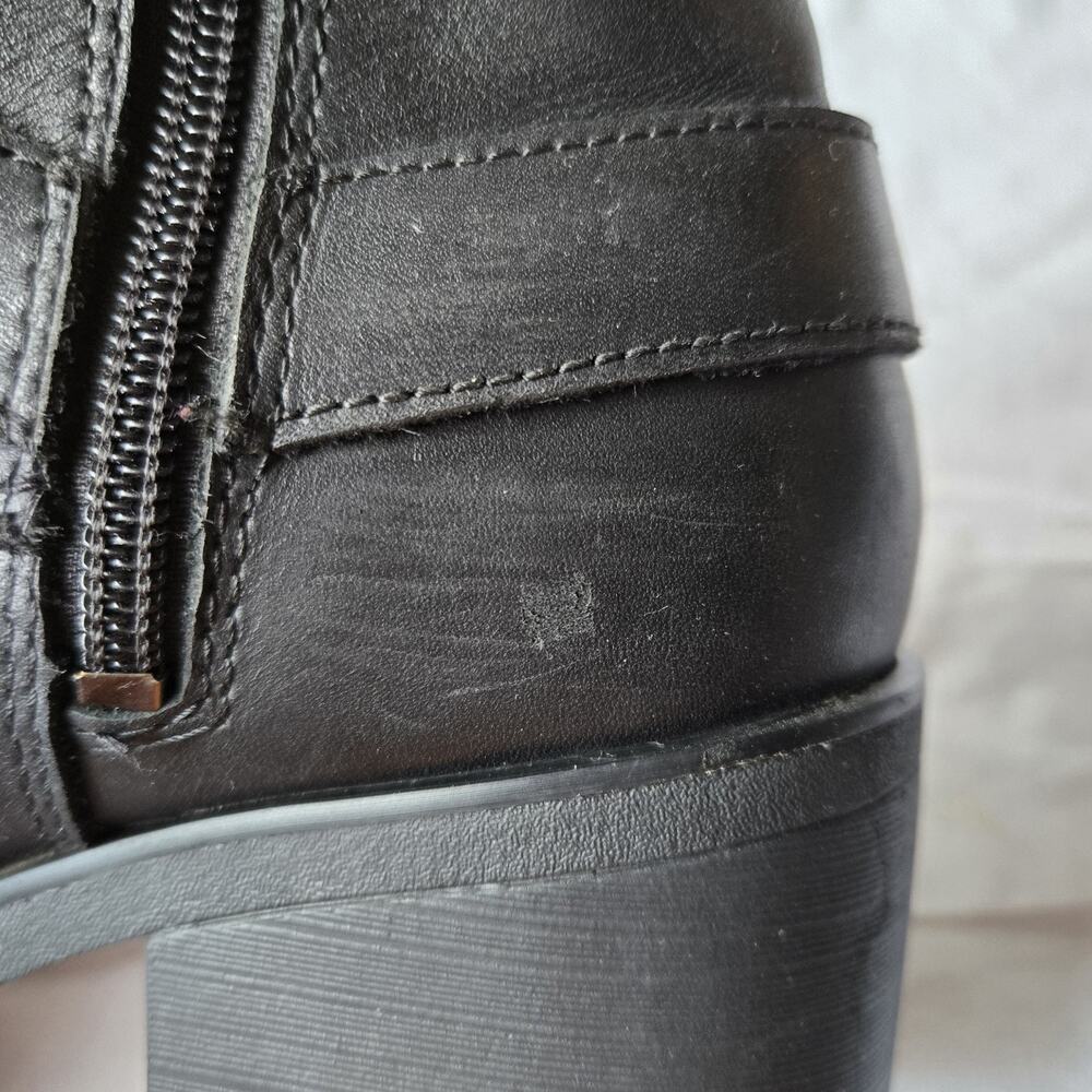Harley Davidson Howell Women's 5'' Waterproof Leather Moto Boots Black Size 7.5 - Picture 9 of 10
